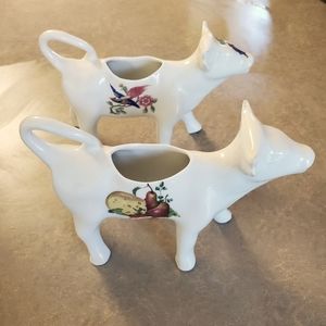 Vintage cow creamers